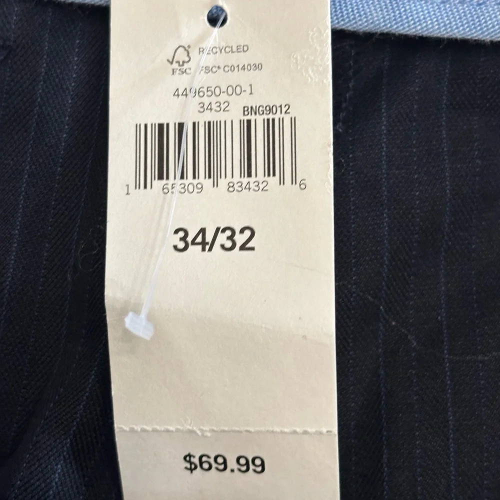Banana Republic Kentfiels slim fit‎ pin stripe Dress Pant NWT size 34